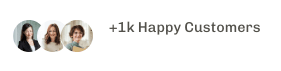 Over 1,000 happy customers